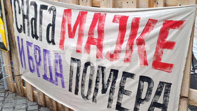 Deseti dan štrajka DIjane Hrke